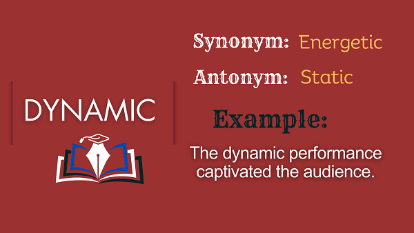 Dynamic – Definition, Meaning, Synonyms & Antonyms