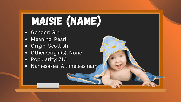 Maisie (name): Meaning, Origin, Popularity & Namesakes