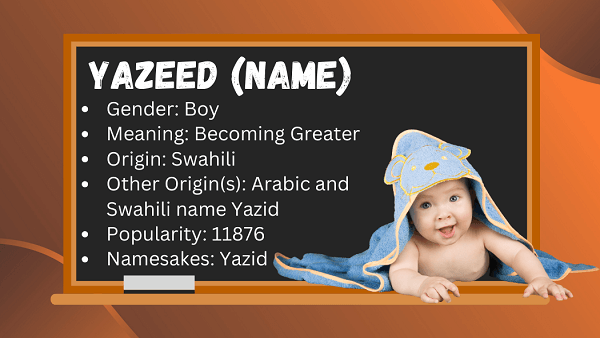 Yazeed (name): Meaning, Origin, Popularity & Namesakes
