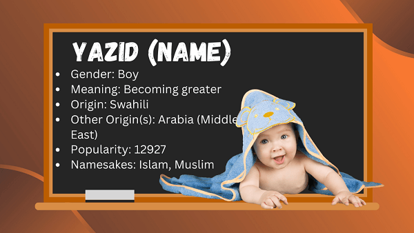 Yazid (name): Meaning, Origin, Popularity & Namesakes