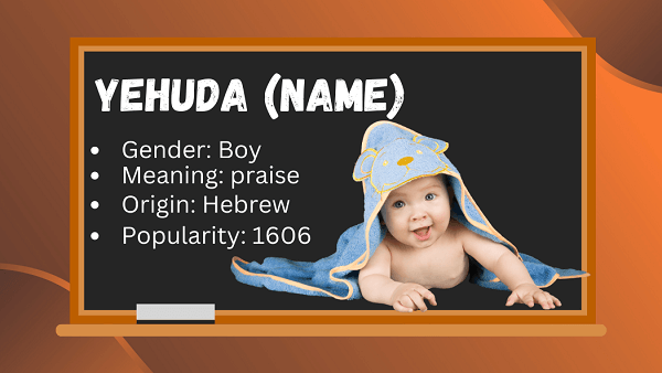 Yehuda (name): Meaning, Origin, Popularity & Namesakes