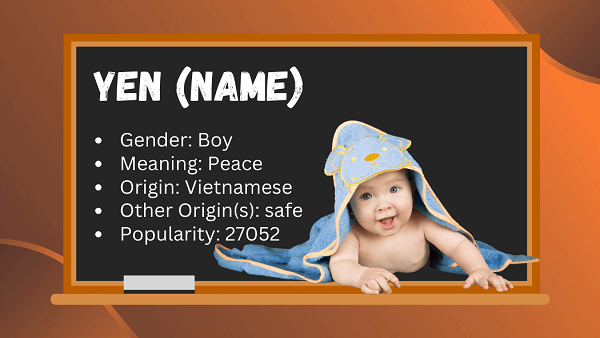 Yen (name): Meaning, Origin, Popularity & Namesakes