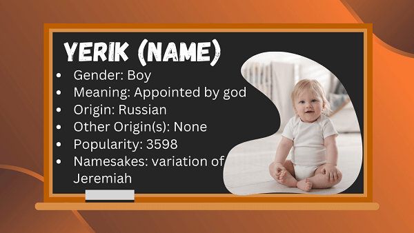 Yerik (name): Meaning, Origin, Popularity & Namesakes